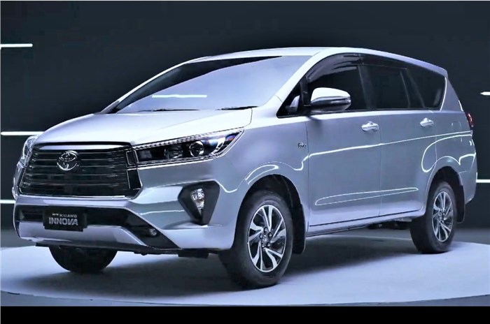 2021 Toyota Innova Crysta facelift revealed