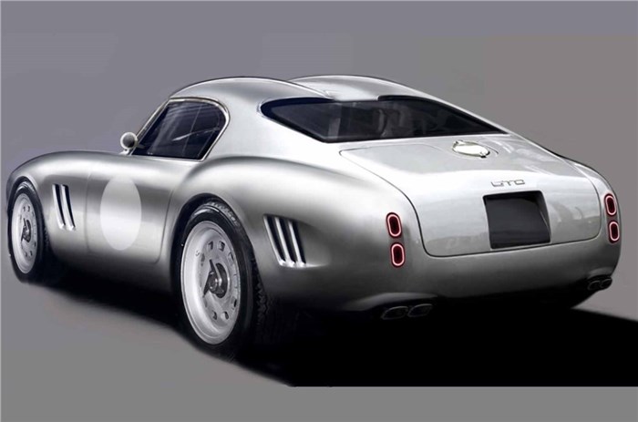 Ferrari 250-inspired GTO Engineering Moderna previewed in sketches