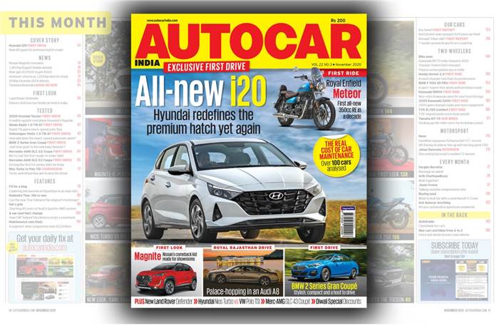 Autocar India November 2020 issue out now