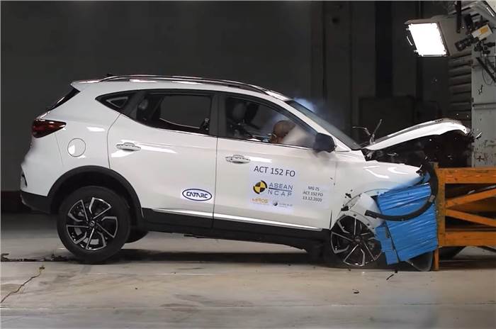 MG ZS obtains 5-star ASEAN NCAP safety rating