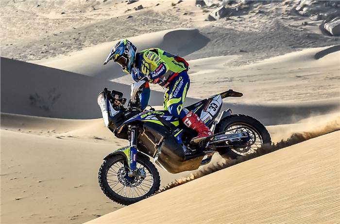 Dakar 2021: Hero MotoSports breaks into top 20 after Stage 2