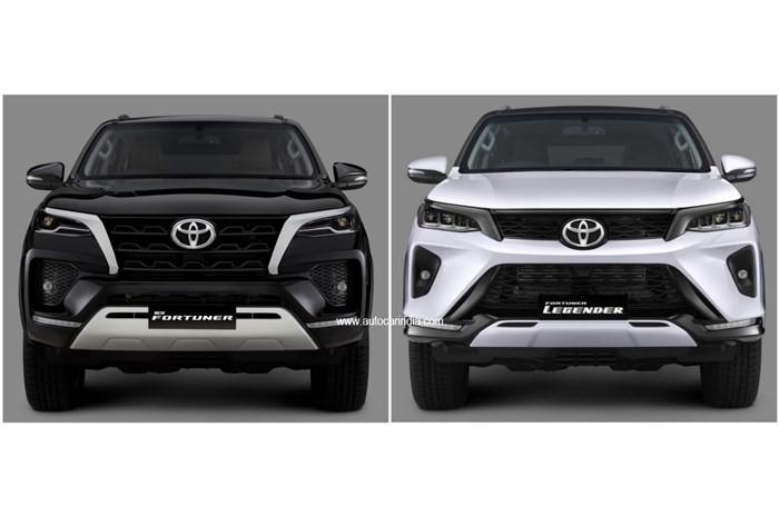 2021 Toyota Fortuner vs Fortuner Legender: How different are they?