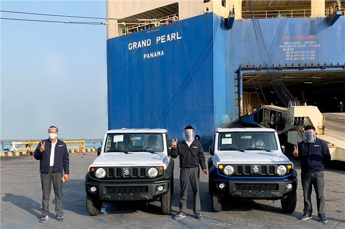 Maruti Suzuki starts exporting the Jimny SUV from India
