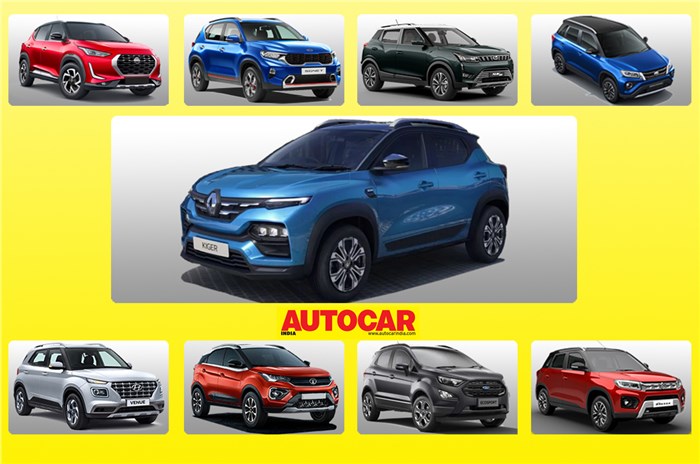 Renault Kiger vs rivals: Price, specifications comparison