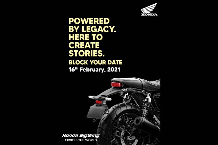 New Honda CB350 based motorcycle to be unveiled on Feb 16