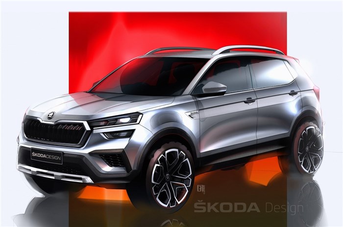 Skoda Kushaq design sketches revealed ahead of March unveil