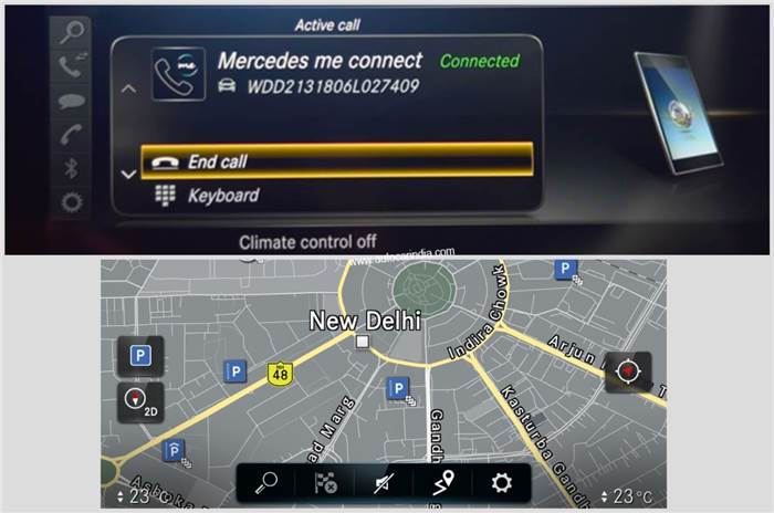 Mercedes me connect gets a parking space locator feature in India