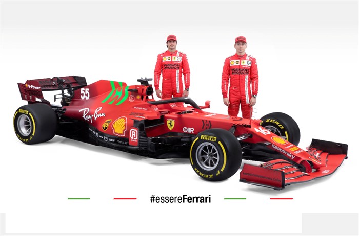 Ferrari SF21 racer for F1 2021 season revealed