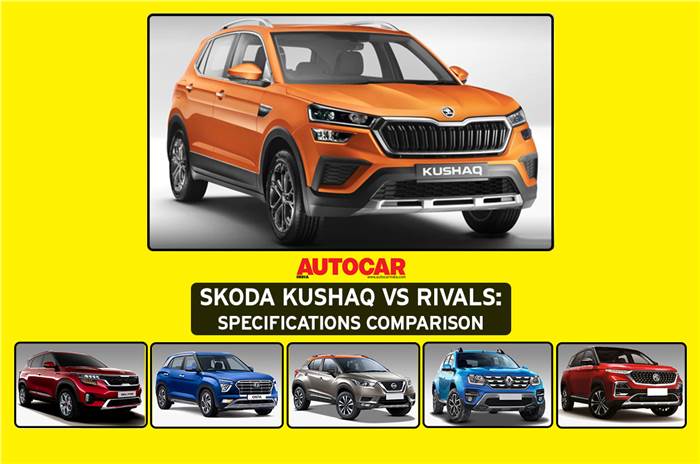 Skoda Kushaq vs rivals: price, specifications comparison