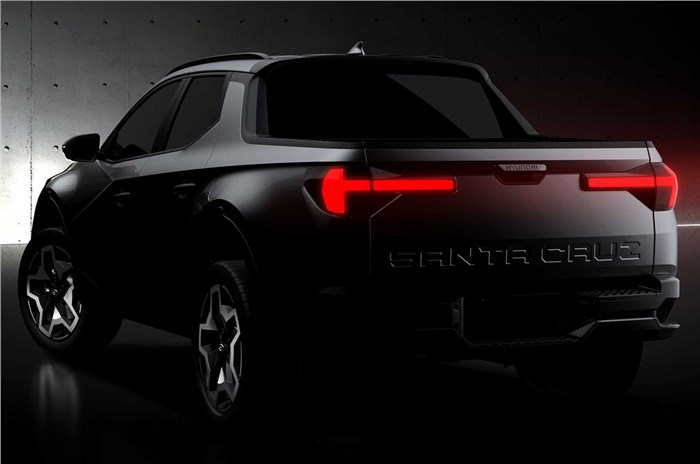 Hyundai Santa Cruz pick-up teased ahead of April 15 unveil