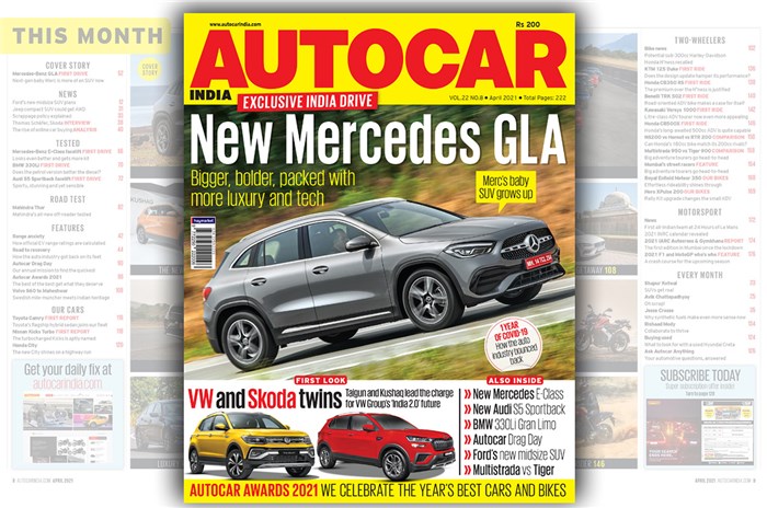 Autocar India April 2021 issue on stands