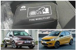 Tata Tiago, Tigor get tyre repair kit, tyre pressure monitor