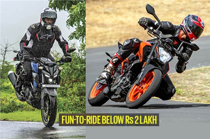 Most fun to ride bikes, scooters under Rs 2 lakh