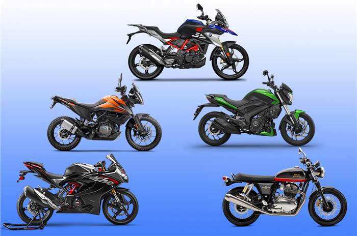 Top 5 bikes under Rs 4 lakh in India