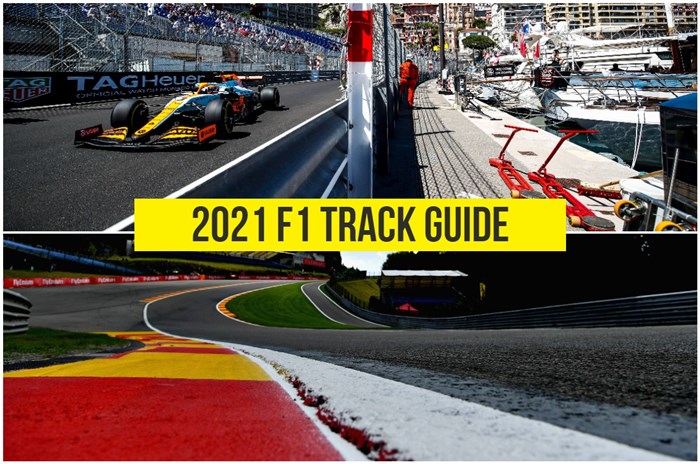2021 F1 track guide