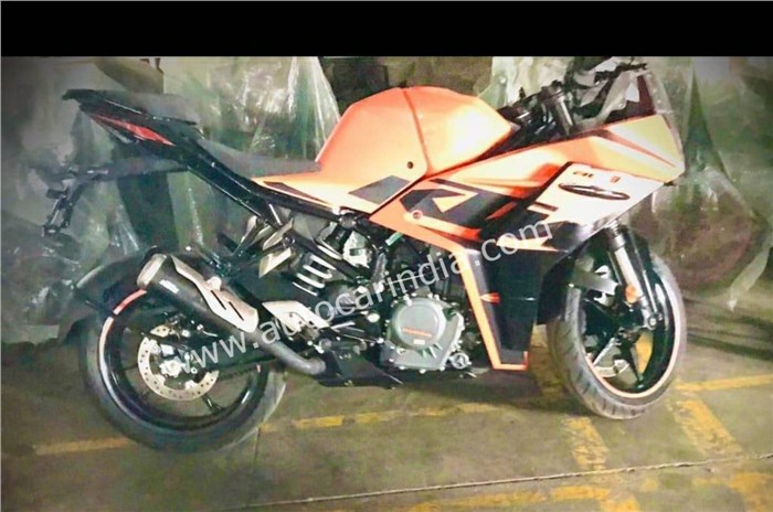 New KTM RC 390 spotted undisguised