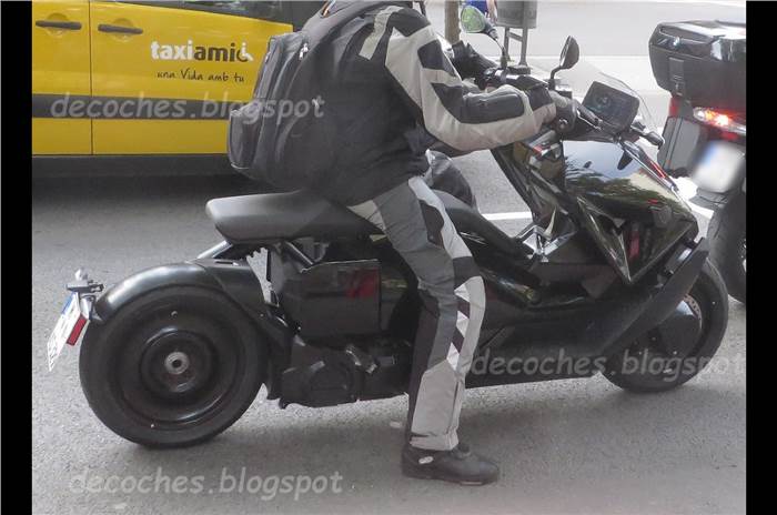 BMW CE 04 electric scooter spotted testing in production form