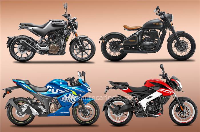 Top 10 bikes below Rs 2 lakh with highest power-to-weight ratios