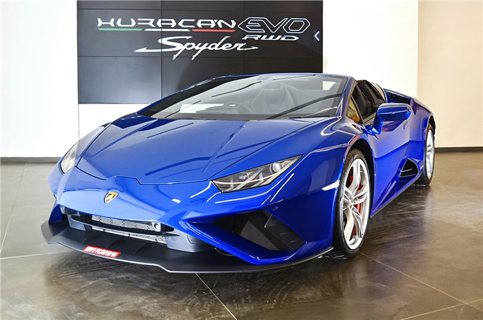 Lamborghini Huracan Evo RWD Spyder launched at Rs 3.54 crore