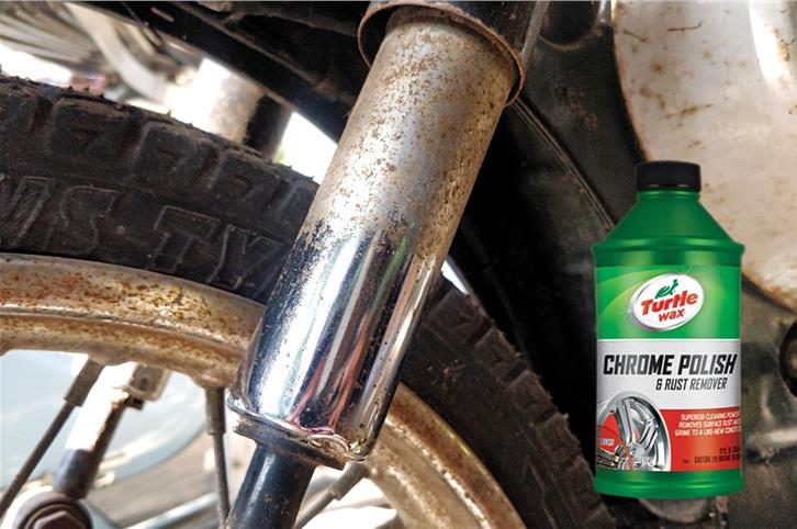 Turtle Wax Chrome Polish and Rust Remover review