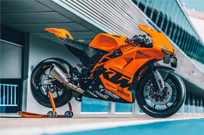 KTM RC 8C track only motorcycle unveiled