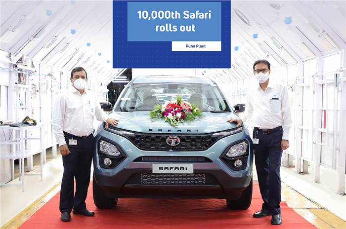 Tata Safari production crosses 10,000 unit milestone