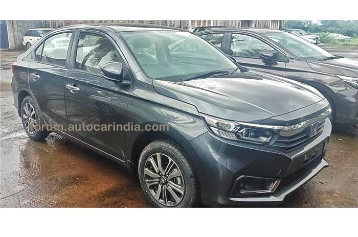 Honda Amaze facelift: first images surface ahead of August 18 launch