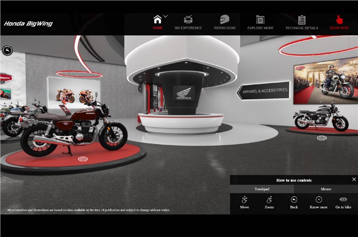 Honda BigWing virtual showroom goes live