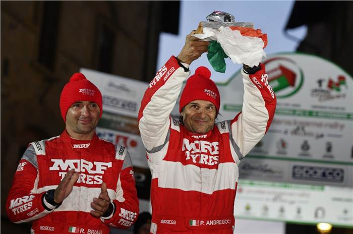 MRF Tyres win 2021 Italian Rally Championship