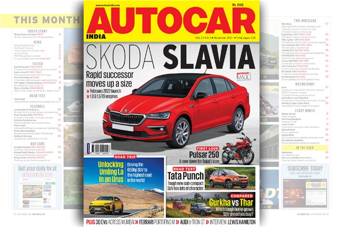 New Skoda Slavia, Pulsar 250 and much more: Autocar India November 2021 issue