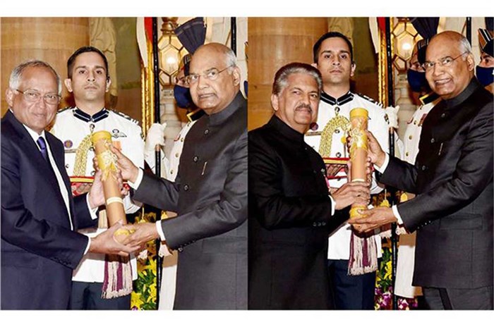 TVS, Mahindra group chiefs conferred Padma Bhushan