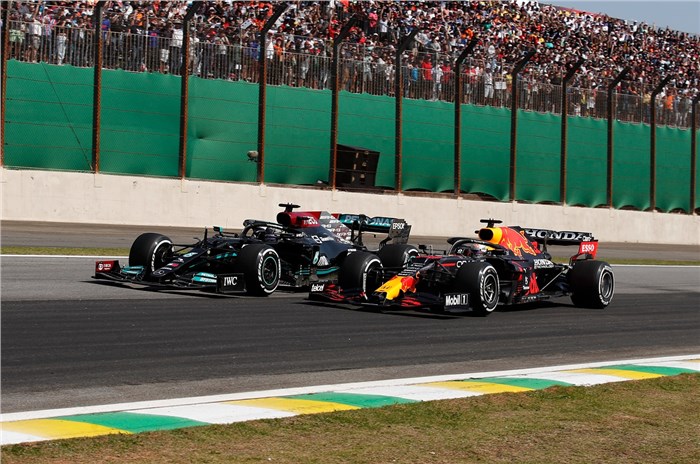 2021 F1: Hamilton defeats Verstappen, overcomes penalty to win Brazil GP