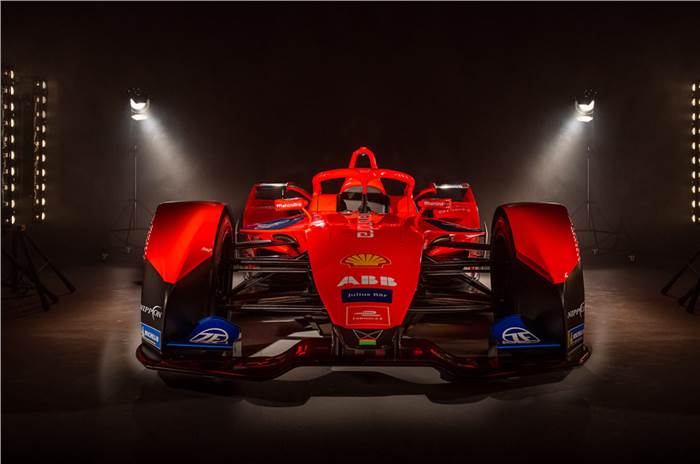 Mahindra Racing 2022 Formula E racer debuts new Born EV logo