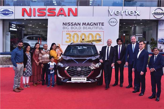 Nissan Magnite sales cross 30,000 units; 72,000 bookings secured