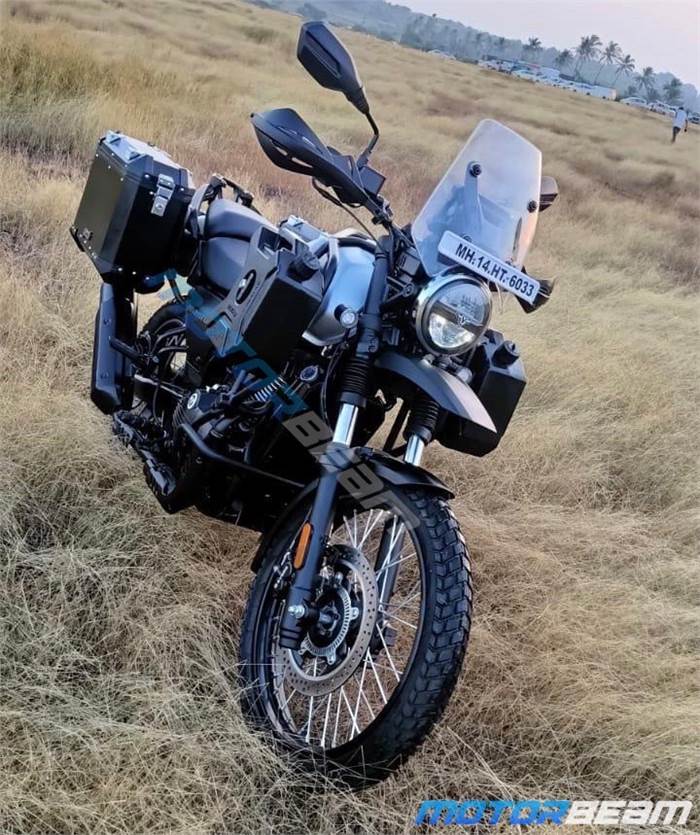 Yezdi adventure motorcycle spotted, rivals the Royal Enfield Himalayan