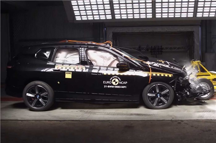 BMW iX EV SUV scores 5 stars in Euro NCAP crash test