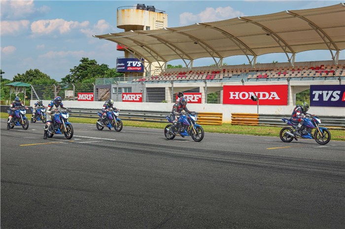 Back to back - 2021 TVS Young Media Racer programme Race 2 feature