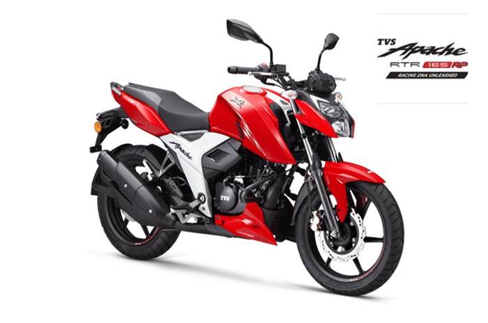 TVS Apache RTR 165 RP teased for the first time