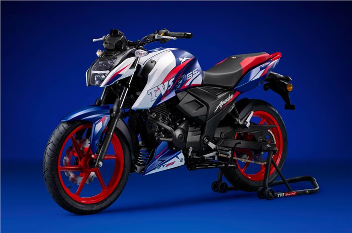 TVS Apache RTR 165 RP launched at Rs 1.45 lakh