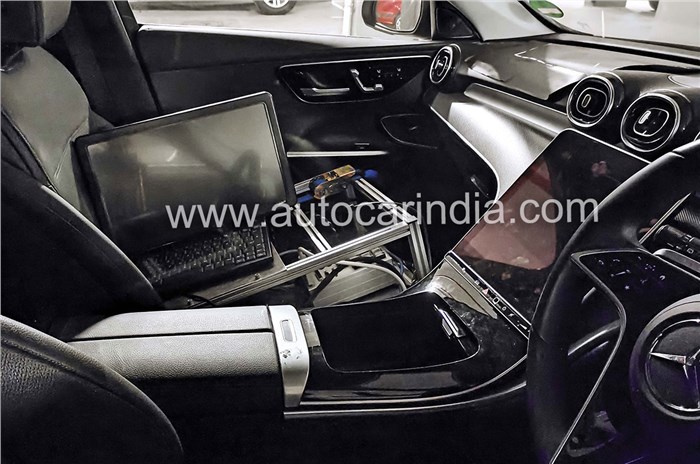 All-new Mercedes C-class estate spied in India