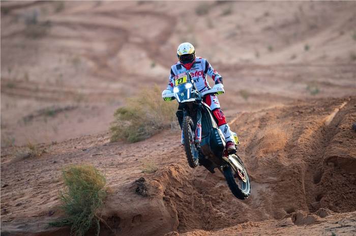 Dakar 2022: Hero MotoSports on the brink of top 10 after Stage 1