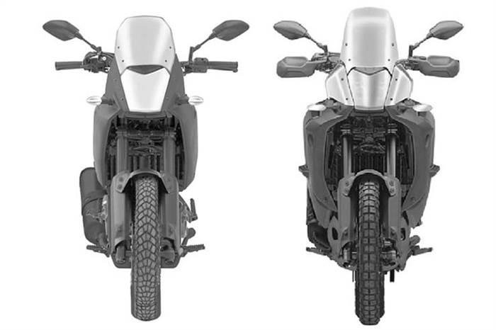 Yamaha Tenere 700 Raid side-by-side with the stock Tenere 700