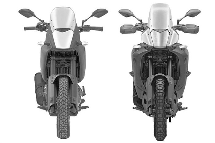 Yamaha Tenere 700 Raid side-by-side with the stock Tenere 700