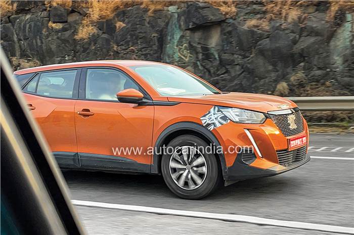 Peugeot 2008 continues testing in India