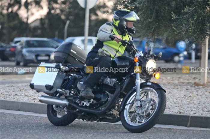 Upcoming RE 650cc cruiser spied testing in new guise