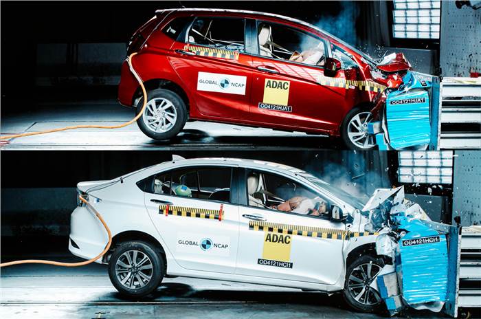 Honda Jazz, fourth-gen City score 4 stars in Global NCAP crash test