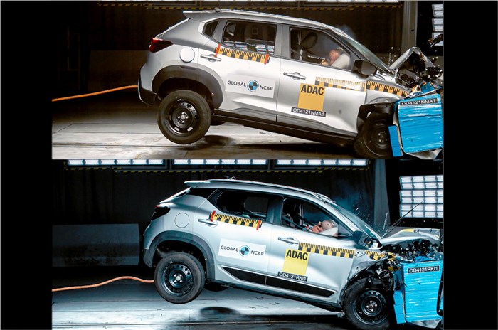 Nissan Magnite, Renault Kiger score 4-star GNCAP safety rating
