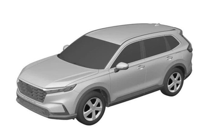 Next-gen Honda CR-V leaked patent image 
