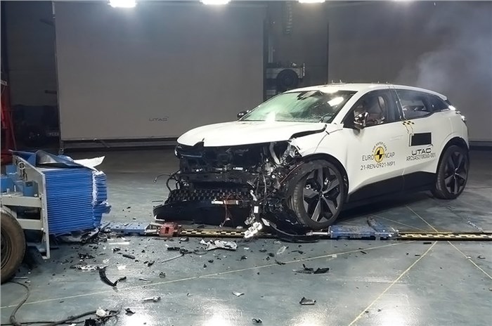 Renault Megane Electric crash test