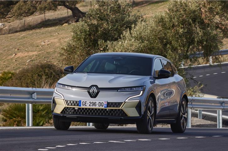 Renault Megane E-Tech Electric front